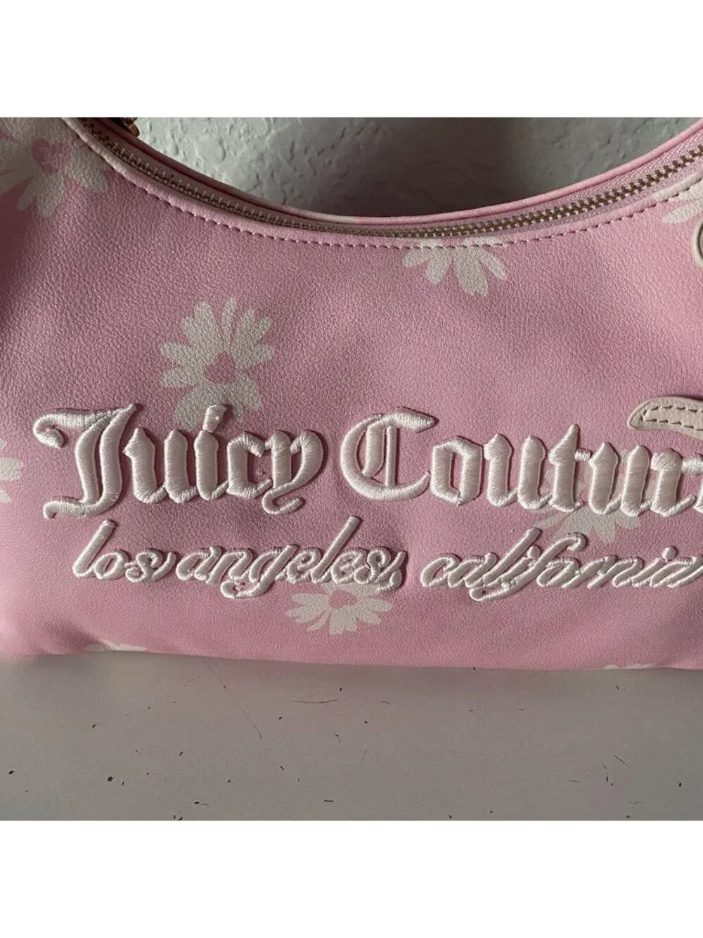 Juicy Couture Daisy For Juicy‎ Hobo/Coho Shoulder Bag Flamingo Pink Classic NEW